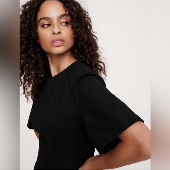 NWT! Banana Republic Black Everywhere Ponte Seamed Mini Dress - Multiple ♥️ - Picture 3 of 7